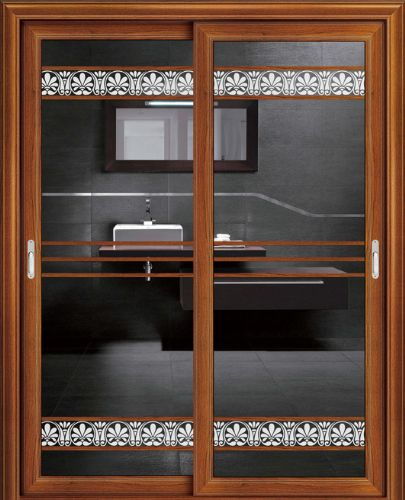 5257佛山銀弧料鋁合金平開門與吊門 鑄鋁門性價(jià)比之選，每套僅500元